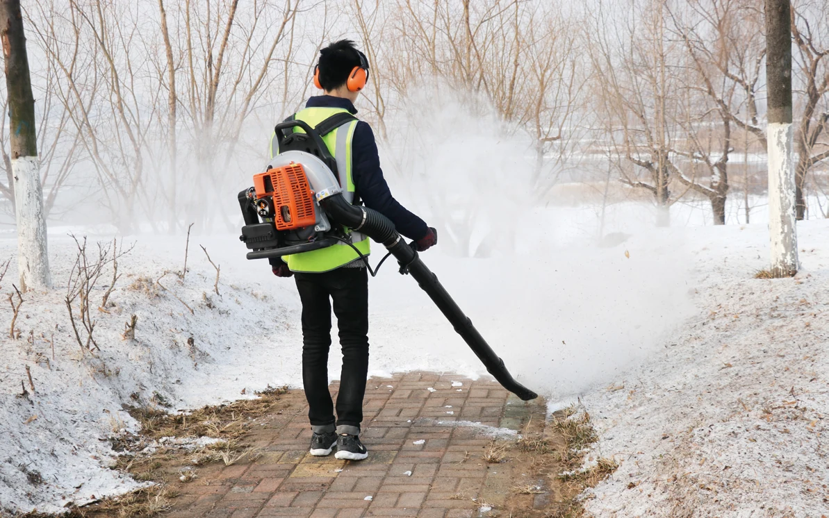 Path snow clearing