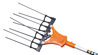 Fruit harvesting attachment