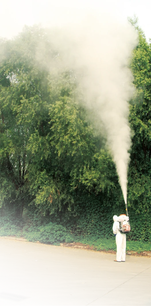 Spraying application shown in the catalog